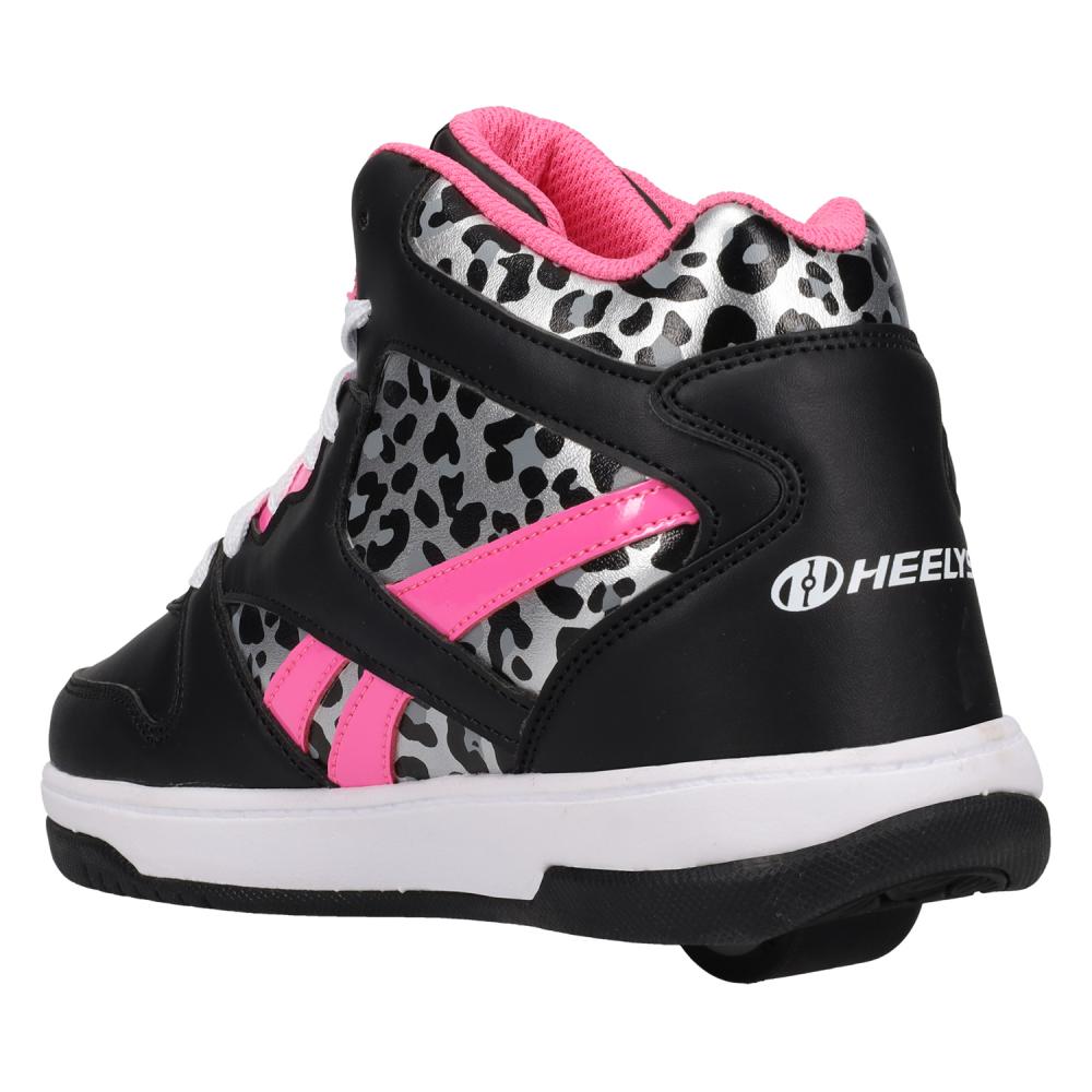 Heelys x Reebok BB 4500 Mid  Black/True Pink/Snow Leopard