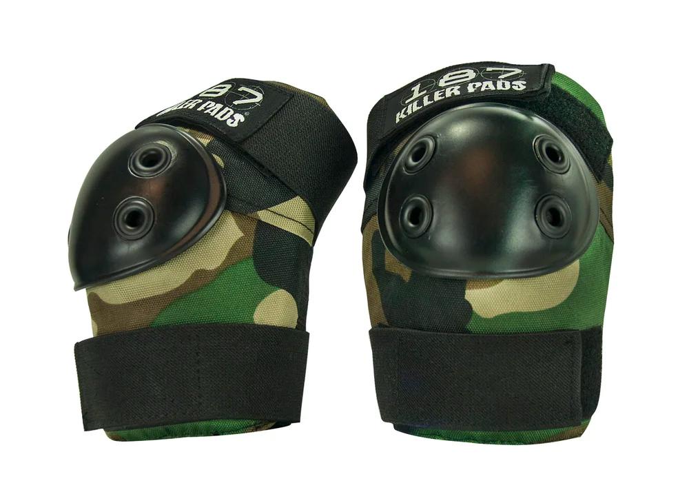 187 Killer Pads Adult Knee & Elbow Sets Camouflage - Momma Trucker Skates