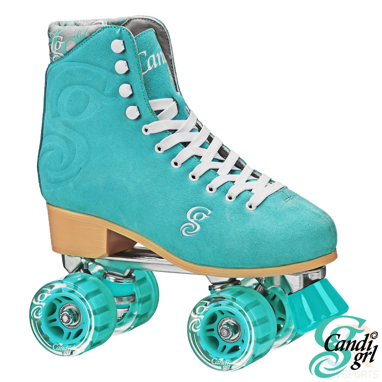 Candi Grl Sabina Quad Skates - Teal - Momma Trucker Skates
