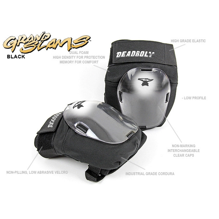 Deadbolt Grandslam Knee Pads - Momma Trucker Skates
