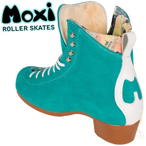Moxi Jack Boots - Teal PRE ORDER - Momma Trucker Skates
