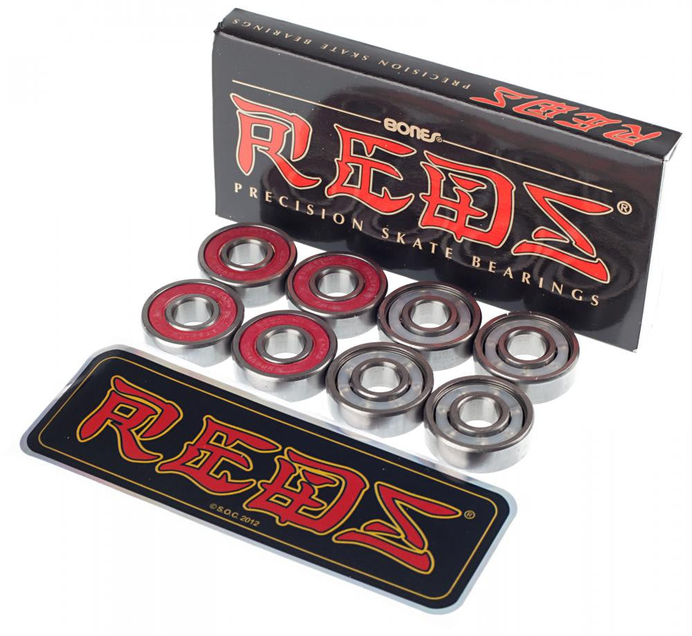 Rollerbones Bearings - Reds, Super Reds, Ceramic - Momma Trucker Skates