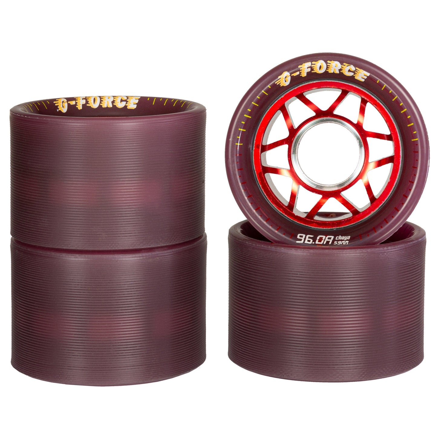 Chaya Roller Derby Wheels G-Force Alloy Hard 96a