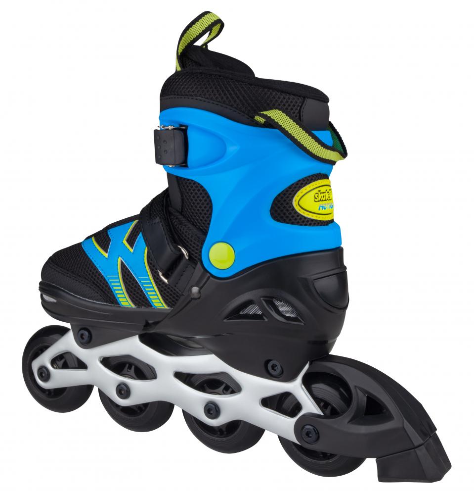 Skatelife Inline Skates Motion Adjustable - Black &  Blue - Momma Trucker Skates