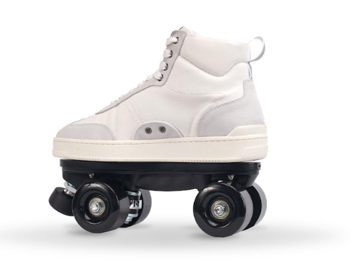 Slades Detachable Roller Skates White S Quad Pack